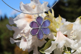 jewel flower purple - Tiffany jewelry
