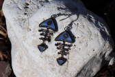 earrings fish blue - Tiffany jewelry