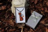 orange cat in a gift box - Tiffany jewelry